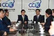 황 총리, 이영훈 한국기독교 총연합회 회장 예방