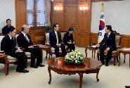누카가 후쿠시로 일.한 의원연맹 회장 접견