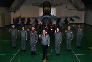 국군장병 위문 및 한국형 F-16 전투기 점검