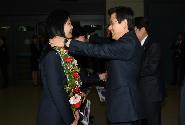 국제장애인올림픽 선수단 환영식