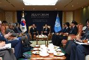제주포럼 참석 및 반기문 UN사무총장과 면담