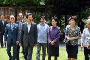 긍정.희망 분위기 조성 간담회 주재