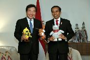조코 위도도 인도네시아 대통령 및 북한 리룡남 내각 부총리 면담