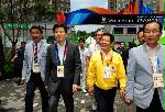 PM visits Athletes' Village for 2015 Gwangju Universiade