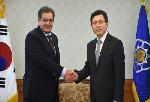 PM meets departing Iraqi envoy