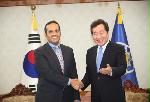 PM Lee with Qatar foreign minister