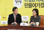 심상정 정의당 대표 예방