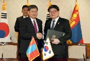 한-몽골 MOU 체결식 임석