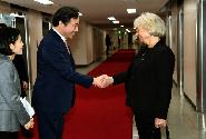 키아스 고오 덴마크 국회의장 접견