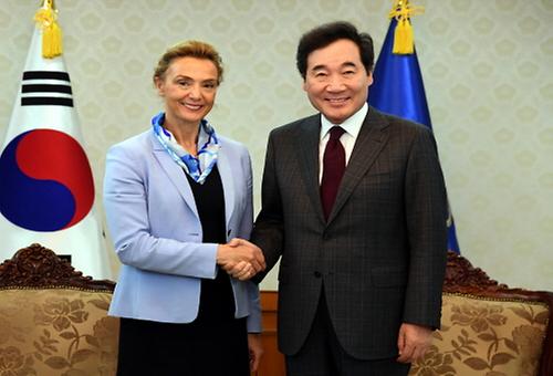 PM meets Marija Pejcinovic, Croatia's deputy prime minister and foreign minister