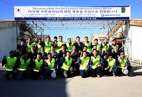 대우건설 복합화력발전소 건설현장 방문