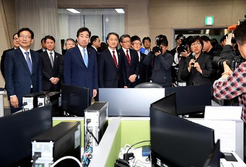 질병관리본부 긴급상황실 방문
