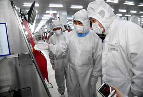 중국 SK 하이닉스 충칭 공장 방문