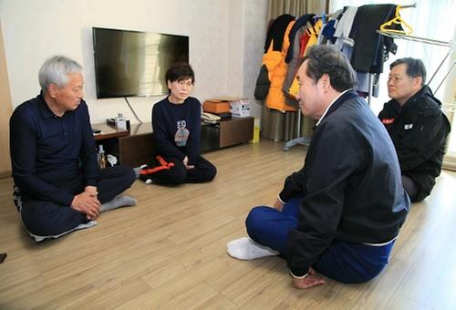 강원 산불 피해현장 방문 