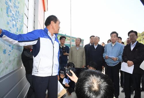 PM Visit Pocheon African Pig Fever Base Sterilization Facility