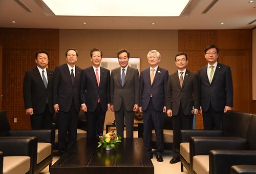 공명당 야마구치 나쓰오 대표 등 일본 정계인사 접견