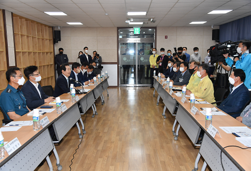 대북전단 살포지역 현장 방문